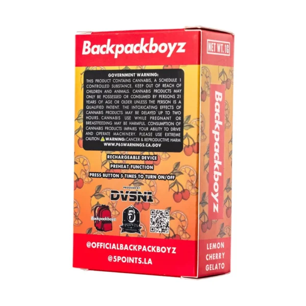 Backpack Boyz 1G (Mochila) | Pluma de Wax