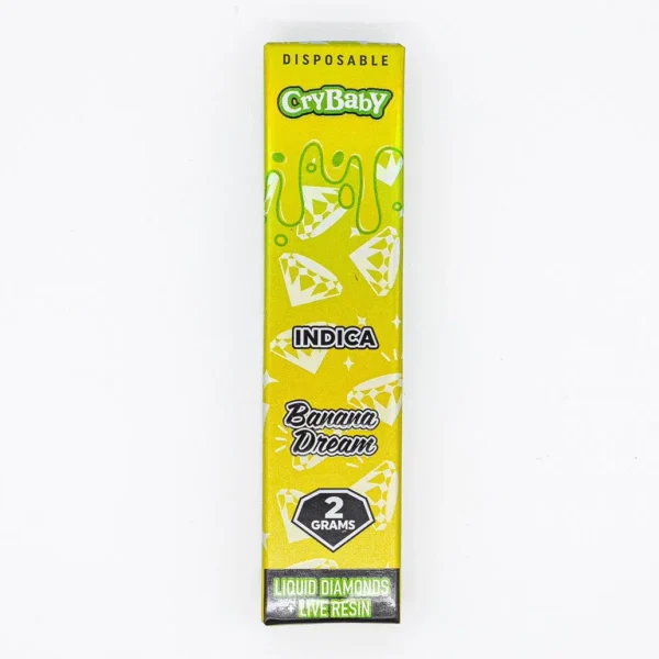 Banana-Dream-Indica-CryBaby CryBaby 2G Live Resin Liquid Diamonds | Pluma de Wax
