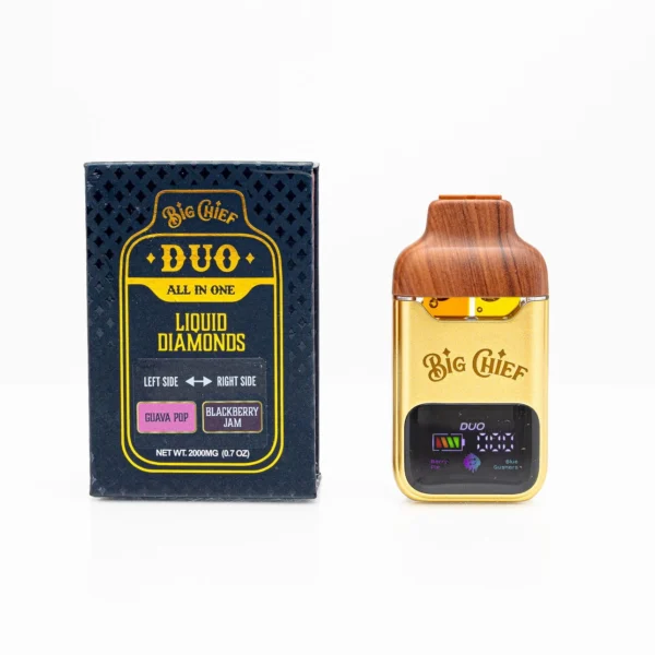 Big-Chief-DUO-2G-Guava-Pop-Indica-Blackberry-Jam-Sativa Big Chief DUO 2G