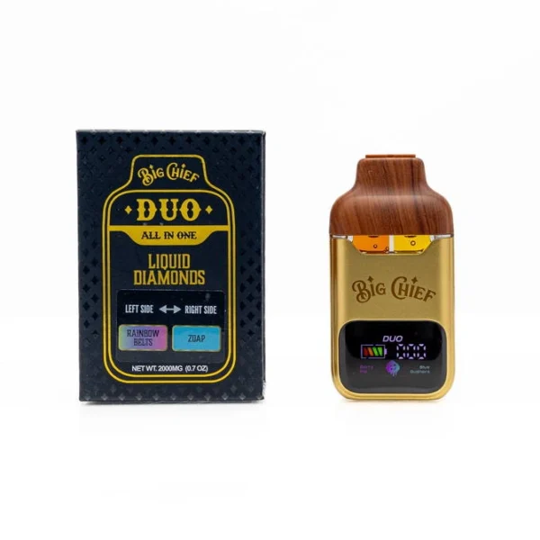 Big-Chief-DUO-2G-Rainbow-Belts-Indica-Zoap-Sativa Big Chief DUO 2G
