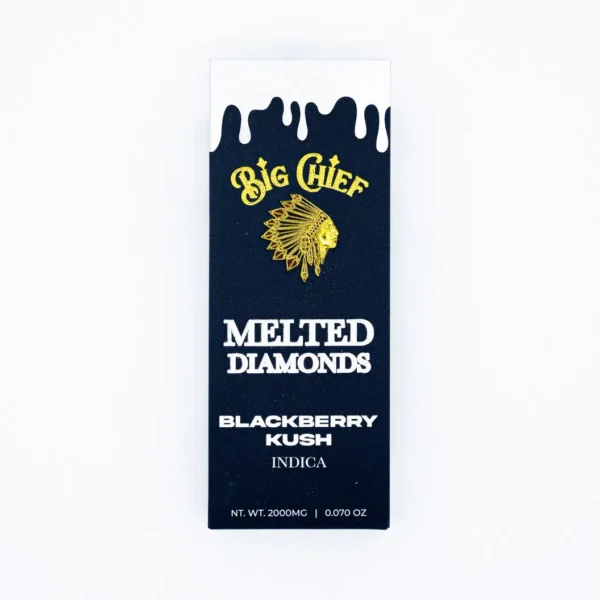 Blackberry-Kush-Indica-Big-Chief Big Chief 2G Melted Diamonds | Pluma de Wax