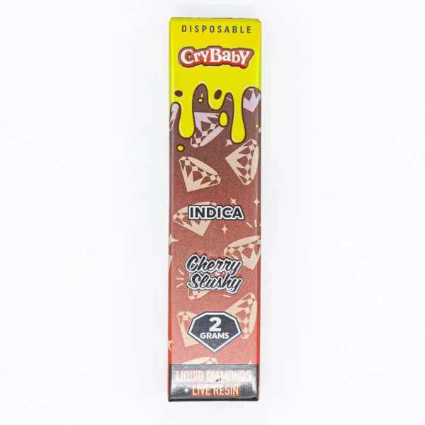 Cherry-Slushy-Indica-CryBaby CryBaby 2G Live Resin Liquid Diamonds | Pluma de Wax