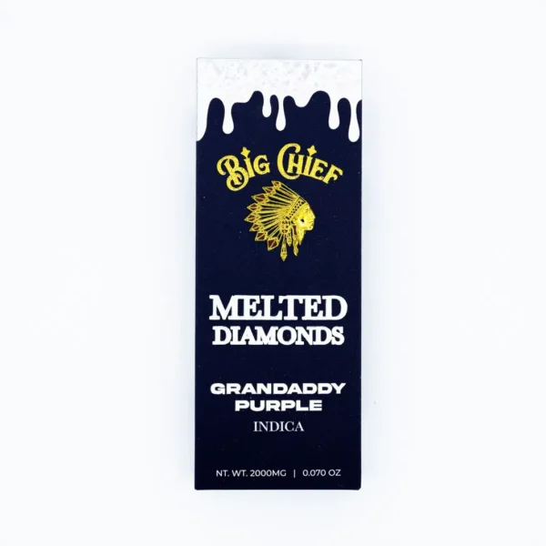 Grandaddy-Purple-Indica-Big-Chief Big Chief 2G Melted Diamonds | Pluma de Wax