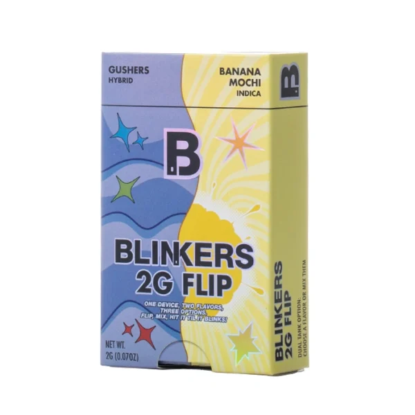 Gushers-Hibrida-Blinkers-2G-Flip Blinkers Flip 2 G (Doble Sabor) | Pluma de Wax