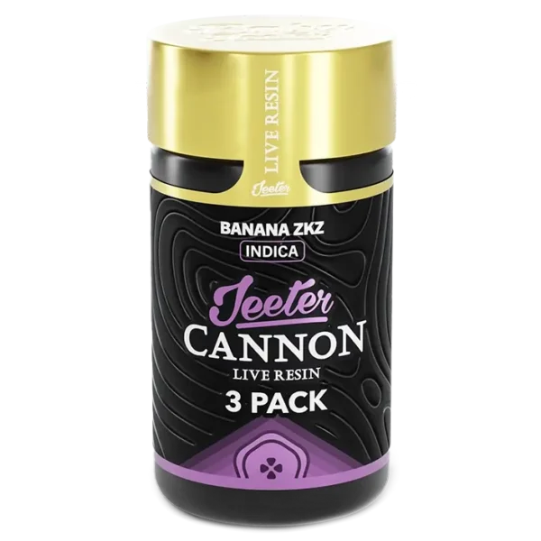 Jeeter-Cannon-Live-Resin-Banana-ZKZ-3-Pack Jeeter Cannon Live Resin