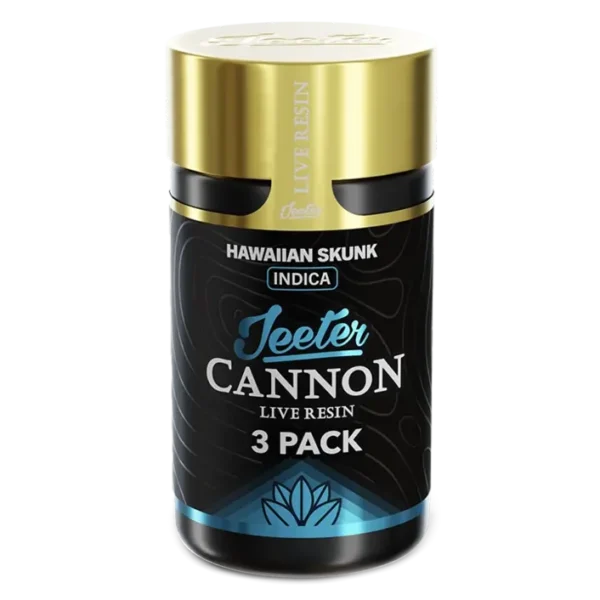 Jeeter-Cannon-Live-Resin-Hawaiian-Skunk-3-Pack Jeeter Cannon Live Resin