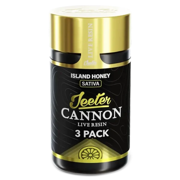 Jeeter-Cannon-Live-Resin-Island-Honey-3-Pack Jeeter Cannon Live Resin