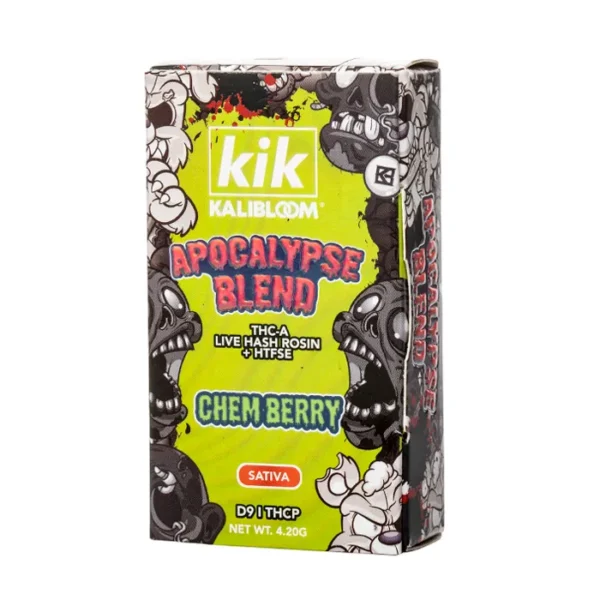 Kik-4.2g-Chem-Berry-Sativa Kik Kalibloom 4.2G Apocalypse Blend | Pluma de Wax