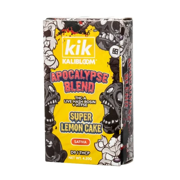 Kik-4.2g-Super-Lemon-Cake-Sativa Kik Kalibloom 4.2G Apocalypse Blend | Pluma de Wax