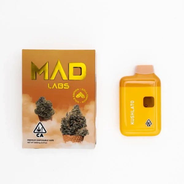 Kushlato-Hibrida-Mad-Labs-2G Mad Labs 2G Golden Edition | Pluma de Wax