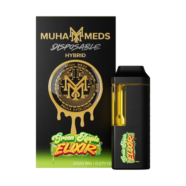 Muha-Meds-2g-Green-Apple-Elixir Muha Meds 2G | Pluma de Wax