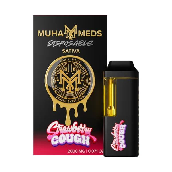 Muha-Meds-2g-Strawberry-Cough Muha Meds 2G | Pluma de Wax
