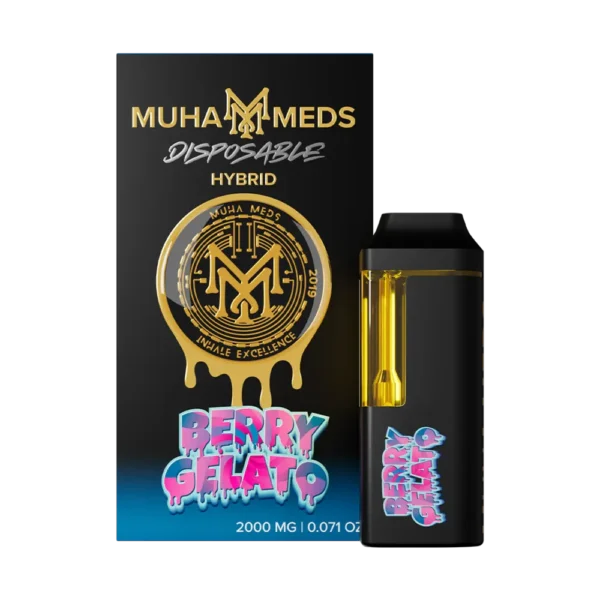 Muha-Meds-Berry-Gelato Muha Meds 2G | Pluma de Wax