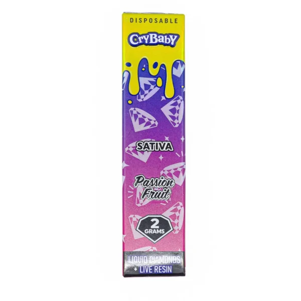 Passion-Fruit-Sativa-CryBaby CryBaby 2G Live Resin Liquid Diamonds | Pluma de Wax