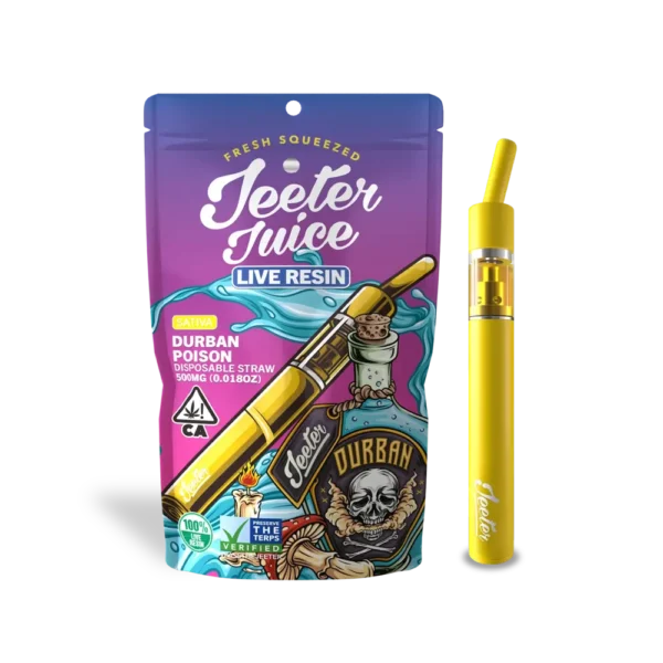 Plumas-de-Wax-Jeeter-Juice-Durban-Poison Jeeter Juice 0.5G | Pluma de Wax