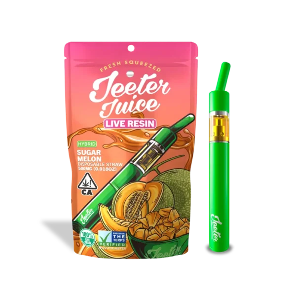 Plumas-de-Wax-Jeeter-Juice-Sugar-Melon Jeeter Juice 0.5G | Pluma de Wax