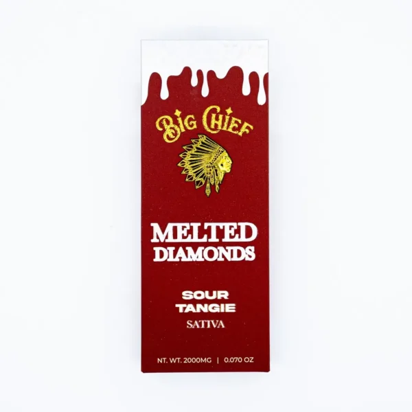 Sour-Tangie-Sativa-Big-Chief Big Chief 2G Melted Diamonds | Pluma de Wax