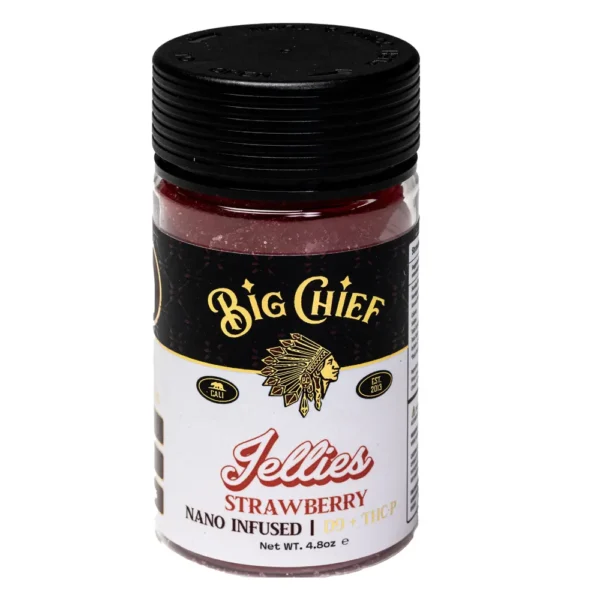 Strawberry-Big-Chief-Gummies Gomitas Big Chief (Nano Infused) 500mg