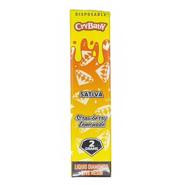 Strawberry-Lemonade-Sativa-CryBaby CryBaby 2G Live Resin Liquid Diamonds | Pluma de Wax