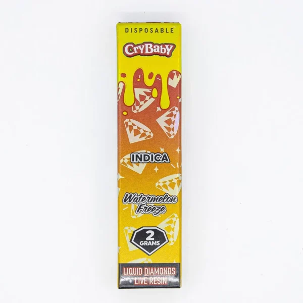 Watermelon-Freeze-Indica-CryBaby CryBaby 2G Live Resin Liquid Diamonds | Pluma de Wax