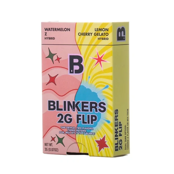 Watermelon-Z-Hibrida-Blinkers-2G-Flip Blinkers Flip 2 G (Doble Sabor) | Pluma de Wax